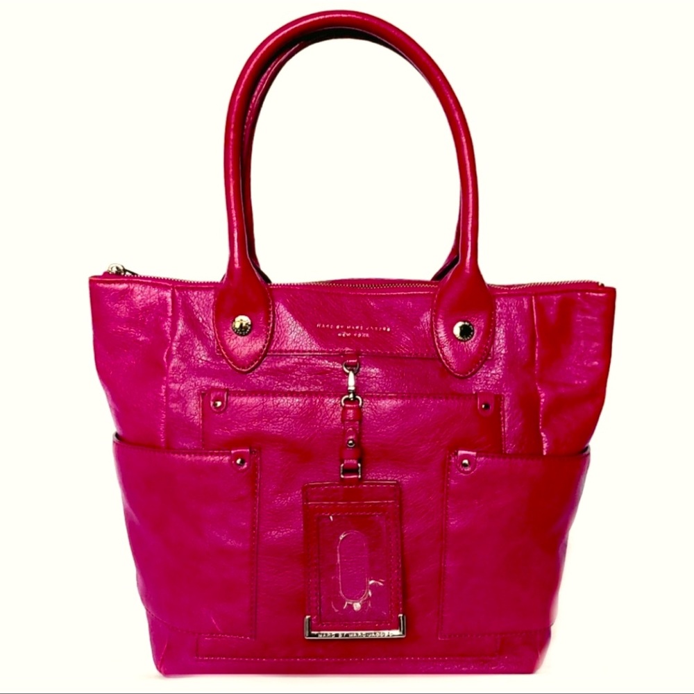 Marc Jacobs Modish Pink Leather Tote - Picture 1 of 5
